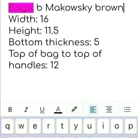 B MOKOWSKY BROWN PURSE HANDBAG GENUINE LEATHER - Picture 5 of 11